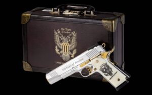 EAA Girsan MC1911 USA 250YR 45A 8-round MPN 391094 left-side view
