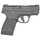 Smith & Wesson M&P Shield Plus Performance Center 9mm pistol with ported slide and fiber optic sights