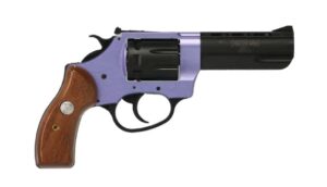 Charter Arms Pathfinder II .22 LR 3.5in lavender and black revolver side profile
