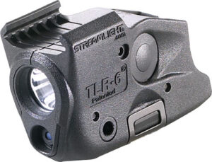 Streamlight TLR-6 rail-mounted weapon light with integrated red laser, black finish