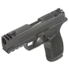 Sig Sauer P365 X-MACRO Comp 9mm 3.1" black pistol with compensator and XRAY3 sights