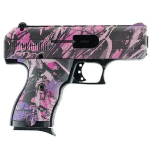 Hi-Point C9 9mm compact pistol with 3.5 inch barrel in pink camo