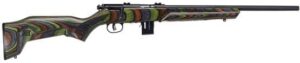 Savage 93 Minimalist 22 WMR 18 inch green laminate stock bolt action rifle right hand