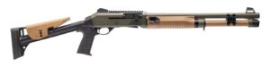 Adams Arms ERMOX XDEFENSE OX 12 gauge 18.5 inch semi-automatic shotgun tan and olive drab