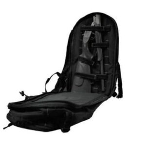 American Tactical Nomad SGS 20ga 18.5in single-shot shotgun with green RUKX backpack