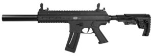 BLG Mauser M-15 SD Gen2 .22LR rifle with barrel shroud and folding stock