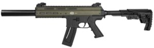 BLG Mauser M-15 SD Gen2 .22LR rifle in special green with folding stock