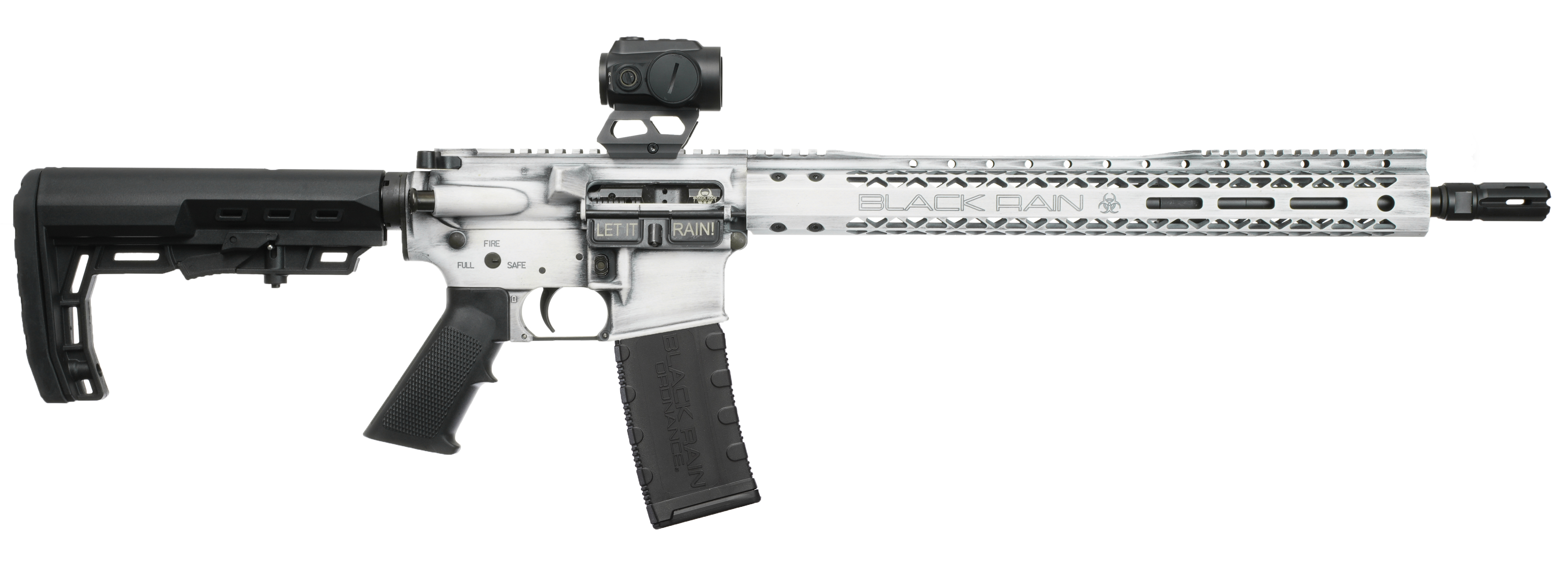 Black Rain Ordnance | SPEC 15 W | 5.56 16in | Battleworn White