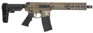 Brigade BM-15 5.56 10.5in FDE AR pistol with SBA3 brace and M-LOK handguard