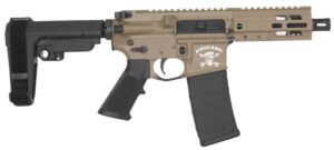 Brigade BM-15 5.56 5 FDE AR pistol with SBA3 brace and M-LOK handguard