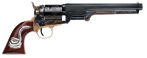 Cimarron Man With No Name 1851 Conversion 7.5in revolver blued barrel case-hardened frame walnut grips