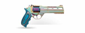 Chiappa Rhino 60DS .357 Magnum 6-inch Nebula finish revolver with blue laminate grips
