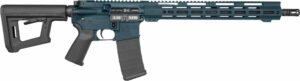 Diamondback DB15 16-inch 5.56 NATO rifle in Jesse James blue with 15-inch M-LOK rail
