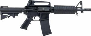 DPMS DP-15 5.56 NATO 10.5in A2 carry-handle pistol with DPMS CAR-style blade brace