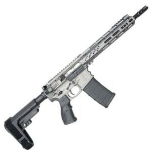 FosTech Raptor 10.5 inch 5.56 GRY AR-style pistol side view