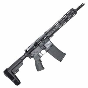FosTech Stryker 10.5-inch AR-style pistol in black with SBA3 brace