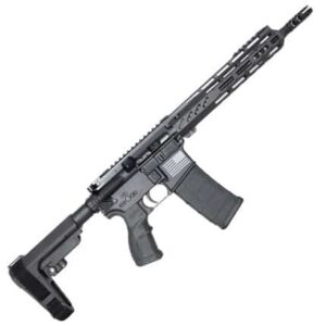 FosTech STRYKER 10.5in 5.56 AR-style pistol in black with SBA3 brace
