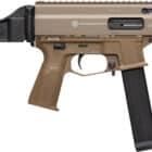 Grand Power Stribog SP45A3 .45 ACP 8in FDE pistol with SBT folding brace