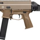 Grand Power Stribog SP45A3 .45 ACP 8in FDE pistol with SBT folding brace
