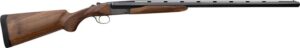 AKKAR High Noon 20ga side-by-side shotgun with 28-inch barrel and walnut stock, blue finish