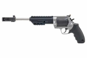 Taurus Raging Hunter .350 Legend 10.5 inch two-tone revolver side view