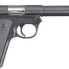 Ruger Mark IV 22/45 .22 LR 5.5 inch blued bull barrel pistol with checkered grips