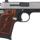SIG SAUER P938 two-tone 9mm 3 inch stainless slide black alloy frame with walnut grips