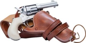 Cimarron Doc Holliday Thunderer .45 LC 3.5in stainless revolver set with knife and holster