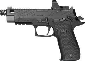 Sig Sauer P226 ZEV 9mm 4.9in threaded Romeo1PRO three 15-round magazines