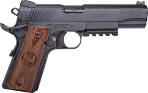 Iver Johnson Eagle Gen2 1911 .45 ACP 5-inch black QPQ with Dymondwood engraved grips