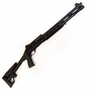 GForce GF4 12GA 18.5in black semi-auto shotgun side view