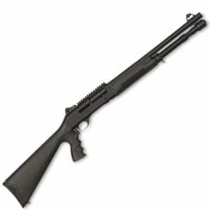 GForce GF1X 12 Gauge black tactical semi-auto shotgun with ghost-ring sights and Picatinny rail