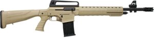Iver Johnson Stryker 12GA 20" AR12 5rd shotgun in desert tan with removable tactical stock