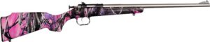 Keystone Crickett KSA2167 youth .22 LR rifle Muddy Girl stainless 16.12in