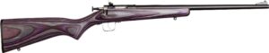 Keystone Crickett Gen 2 .22 LR youth bolt-action rifle 16.12 in blued barrel purple laminate stock