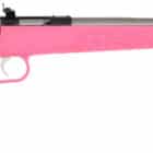 Davey Crickett Crickett 22LR pink synthetic stock stainless 16.12 inch barrel
