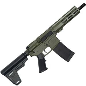 Great Lakes GL15223PB braced AR pistol 7.5in OD Green