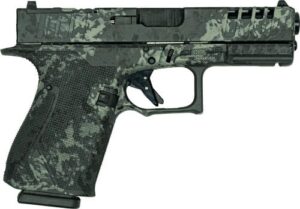 Great Lakes GLFA 19 Striker 9mm 4in barrel camouflage pistol with two magazines and knives