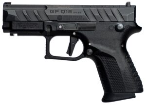 Grand Power Q1S MK23 9mm pistol, 3.66-inch barrel, matte black, optics-ready