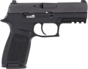 Sig Sauer P320 Carry 9mm 3.9in handgun with Warren PD badged slide