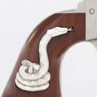 Cimarron Man With No Name SAA .45 Long Colt 4.75 in revolver, nickel finish with wood grips