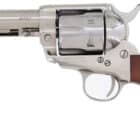 Cimarron Man With No Name SAA .45 Long Colt 4.75 in revolver, nickel finish with wood grips
