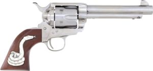 Cimarron Man With No Name SAA .45 Long Colt 5.5 inch nickel Silver Snake revolver