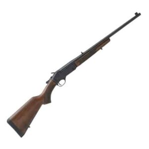 Henry H015-243 single-shot .243 Winchester rifle with 22-inch blued barrel and walnut stock