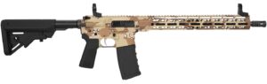 Hi Point HP-15 5.56 NATO 16-inch Desert Storm rifle showing M-LOK handguard and chocolate chip finish