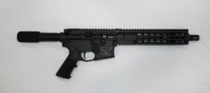 Brigade Manufacturing 5.56 Forged 10.5-inch rifle in Armor Black, side view