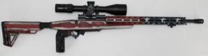 Howa M1500 Mini Chassis 6.5 Grendel 20-inch rifle with scope and bipod