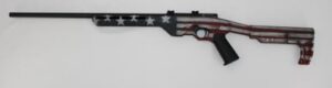 Citadel Trakr CIT22WMBLTUSA .22 WMR bolt-action rifle with 21-inch barrel and USA Flag Cerakote finish