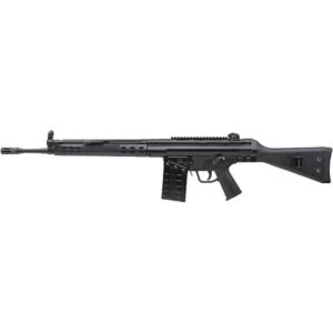 PTR-91 A3S .308 Win 18-inch rifle with black polymer stock and welded scope mount