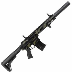 PW Arms Panzer AR12 Pro 12GA Multicam Short 18.5in shotgun side view